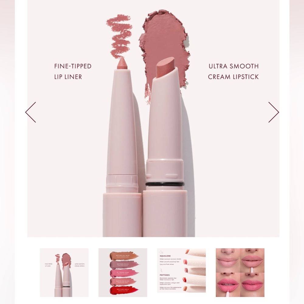 Wander Beauty Lipsetter Dual Lipstick and Liner — bohemian blush - Picture 3 of 7